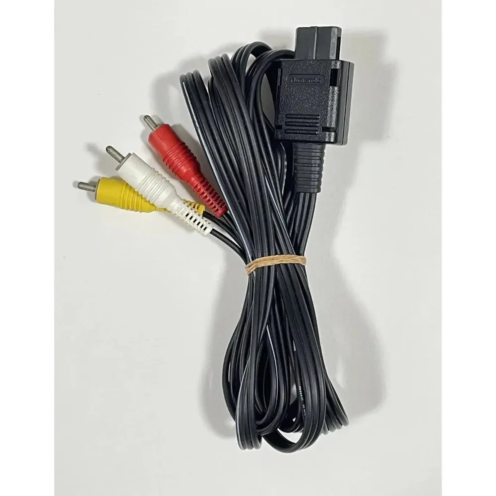 OFFICIAL ORIGINAL OEM Super Nintendo N64 & Gamecube SNES AV RCA Video Cable
